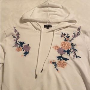 Super cute floral hoodie! (OBO)